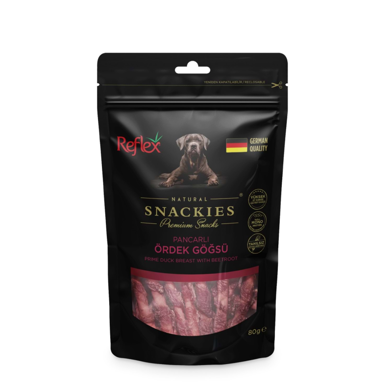 REFLEX SNACKIES PANCARLI ÖRDEK GÖĞSÜ 80 G - 16'LI